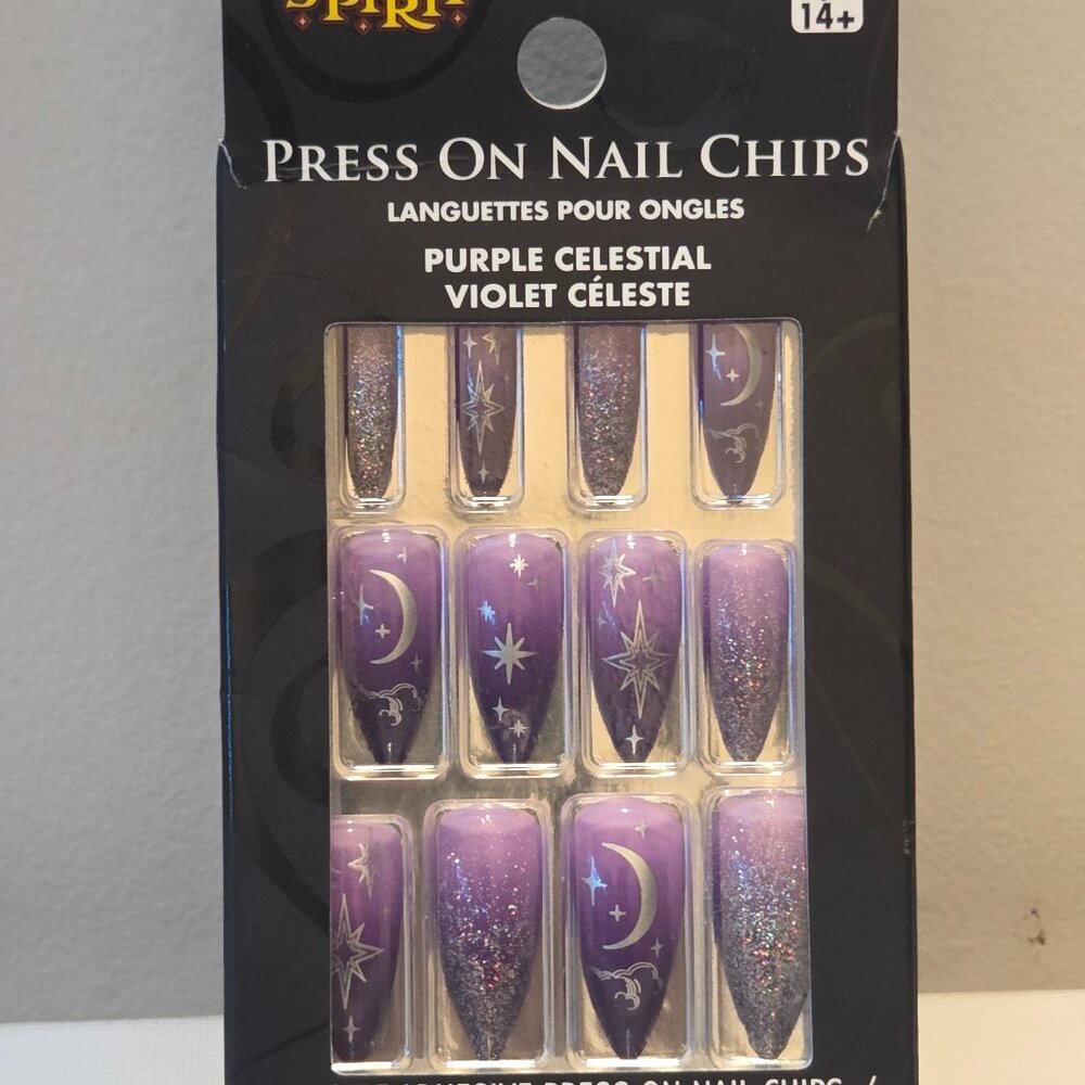 Purple Celestial Press-On Nails